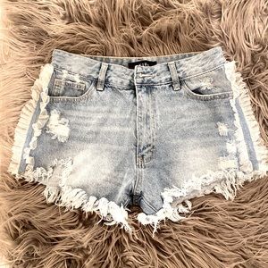 Denim shorts